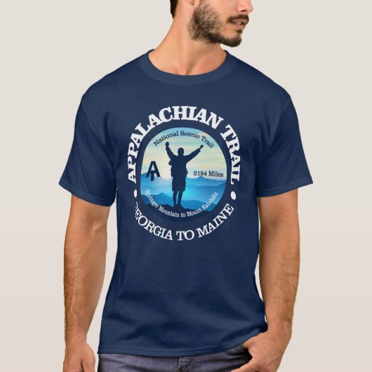 Wandern (Appalachischer Pfad) 2 T-Shirt (Vorderseite)
