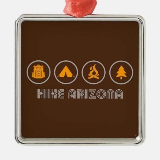 Wandern Arizona Ornament Aus Metall (Vorne)