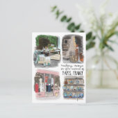Wandern auf den Flea Markets of Paris - Postkarte (Stehend Vorderseite)