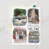 Wandern auf den Flea Markets of Paris - Postkarte (Vorne/Hinten)