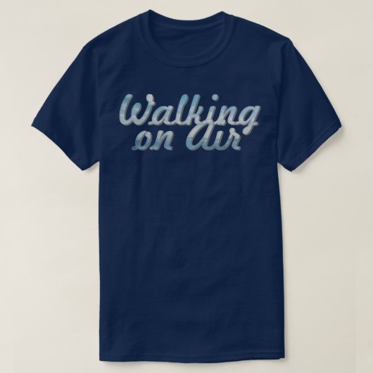 Wandern auf der Luft T-Shirt (Design vorne)
