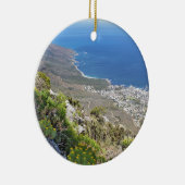 Wandern auf Tabellen-Mountain View über der Bucht Keramikornament (Rechts)