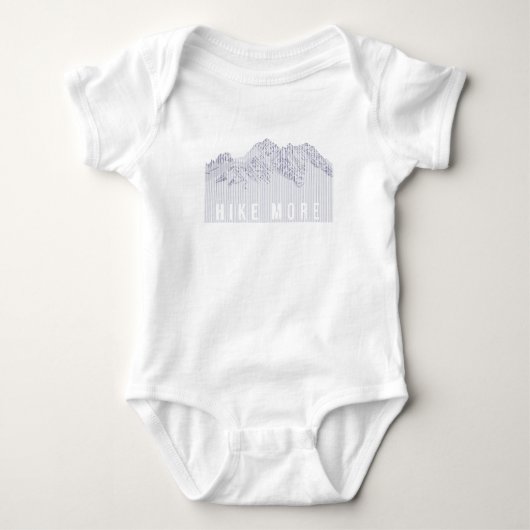 Wandern Baby Strampler (Vorderseite)