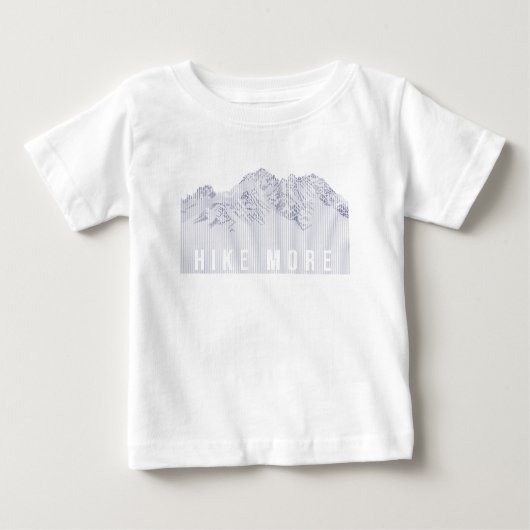 Wandern Baby T-shirt (Vorderseite)