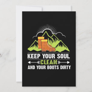 Wandern Behalte Ihr Soul sauber Save The Date