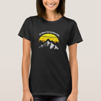 Wandern Berg Grafik Athletik Outdoor-Workout A T-Shirt