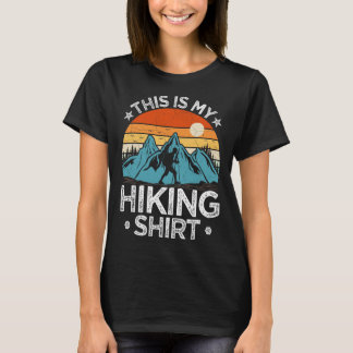 Wandern Bergabenteuer Vintage Dies Ist Mein Wander T-Shirt