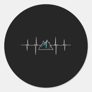 Wandern Bergsee-Zauber Bergsee-Zauber Runder Aufkleber