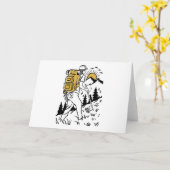 Wandern Bergsteigen Karte (Gelbe Blume)