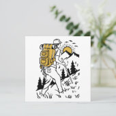 Wandern Bergsteigen Karte (Stehend Vorderseite)