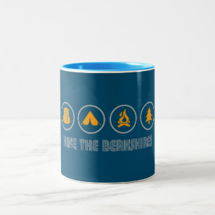 Wandern Berkshires Massachusetts Zweifarbige Tasse