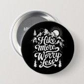 Wandern Besorgnis erregender weniger Camping im Fr Button (Vorne & Hinten)