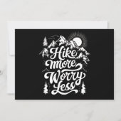 Wandern Besorgnis erregender weniger Camping im Fr Einladung (Vorderseite)