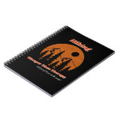 Wandern: Billiger als Therapy Spiral Notebook Notizblock (Linke Seite)
