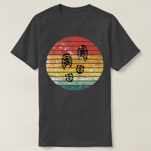 Wandern Boots Footprint T-Shirt (Design vorne)
