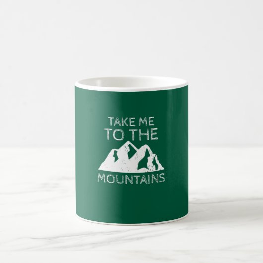 Wandern - Bring mich in die Berge Kaffeetasse (Mittel)