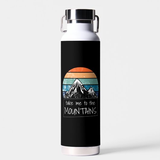 Wandern - bringen Sie mich in die Berge Trinkflasche (Vorne)