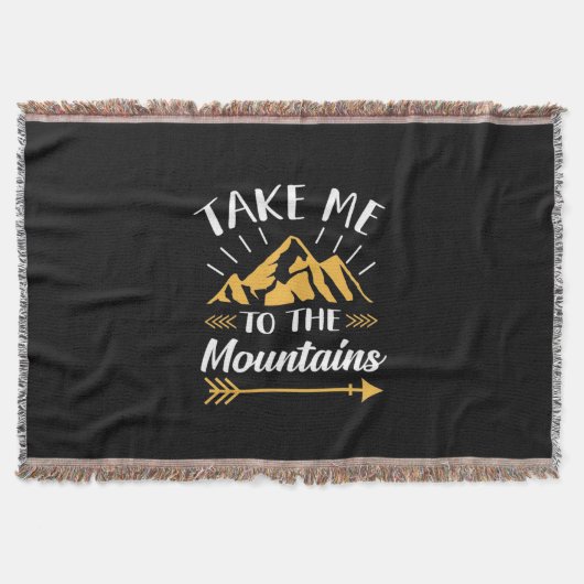 Wandern bringt mich in die Berge Decke (Vorderseite)