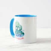 Wandern Camping Geschenke Tasse (Vorderseite Links)