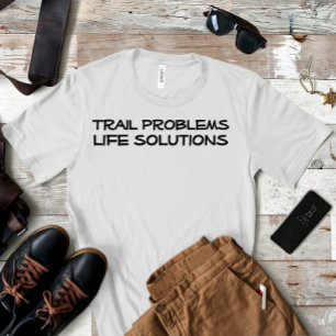 Wandern Camping Humor schwarz T-Shirt