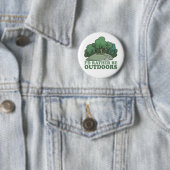 Wandern, Camping, Wandern, Klettern im Freien! Button (Beispiel)