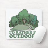Wandern, Camping, Wandern, Klettern im Freien! Mousepad (Mit Mouse)