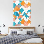 Wandern Camping Weltreisen Berggipfel Leinwanddruck (Insitu (Schlafzimmer))