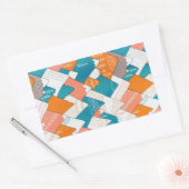 Wandern Camping Weltreisen Berggipfel Rechteckiger Aufkleber (Umschlag)