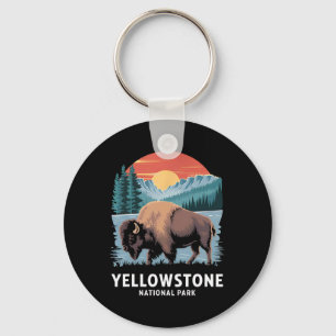 Wandern Camping Yellowstone Nationalpark Wildtiere Schlüsselanhänger