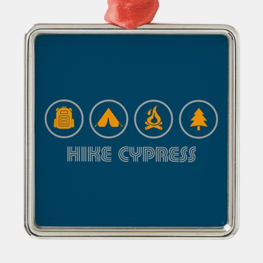 Wandern Cypress Provincial Park Ornament Aus Metall (Vorne)