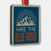 Wandern Das Blaue Ridge Gebirge Sunburst Ornament Aus Metall (Rechts)