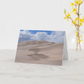 Wandern der großen Sanddünen, Colorado Karte (Gelbe Blume)