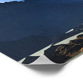 Wandern Der Herschelkrater des Saturns Mimas Poster (Ecke)