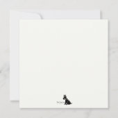 Wandern der Hundescharte Mitteilungskarte (Rückseite)