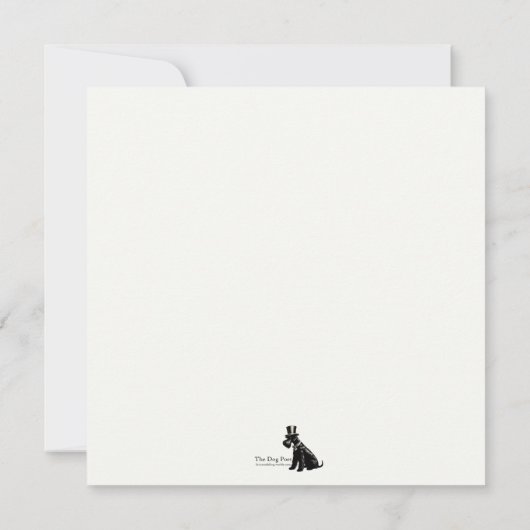 Wandern der Hundescharte Mitteilungskarte (Rückseite)