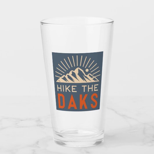 Wandern Der Sonnenaufgang der Daks Glas (Vorderseite)