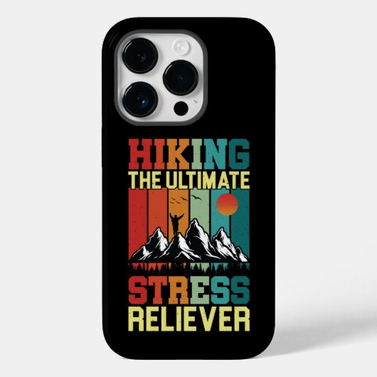 WANDERN DER ULTIMATE STRESS RELIEVENT, Wanderfreun Case-Mate iPhone Hülle (Rückseite)