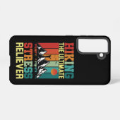 WANDERN DER ULTIMATE STRESS RELIEVENT, Wanderfreun Samsung Galaxy Hülle (Rückseite (Horizontal))