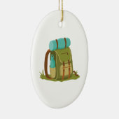Wandern des Rucksacks Keramikornament (Rechts)