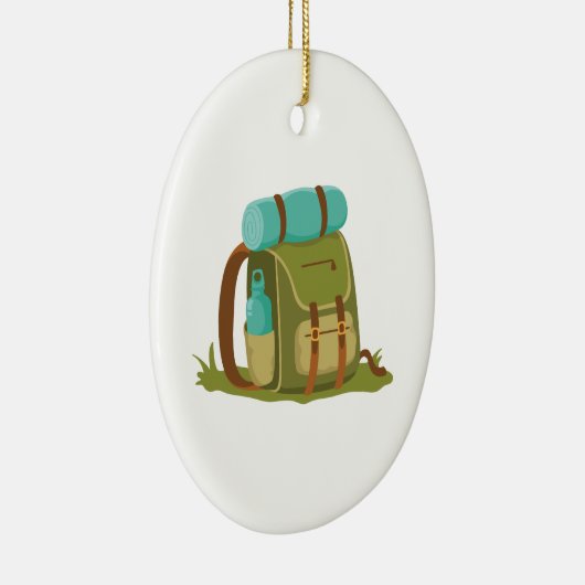 Wandern des Rucksacks Keramikornament (Rechts)