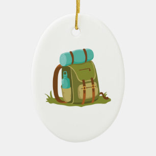 Wandern des Rucksacks Keramikornament