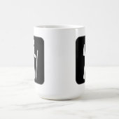 Wandern des Zeichens Kaffeetasse (Mittel)