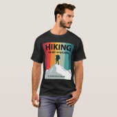 Wandern Die Kunst des Naturdesigns T-Shirt (Vorne ganz)