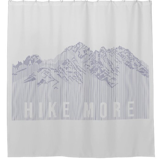 Wandern Duschvorhang (Vorderseite)