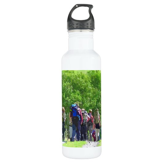 WANDERN EDELSTAHLFLASCHE (Vorderseite)