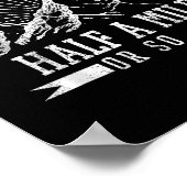 Wandern - eine weitere halbe Meile oder so lustige Poster (Ecke)