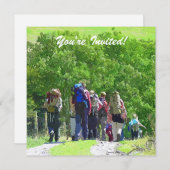 WANDERN EINLADUNG (Vorne/Hinten)