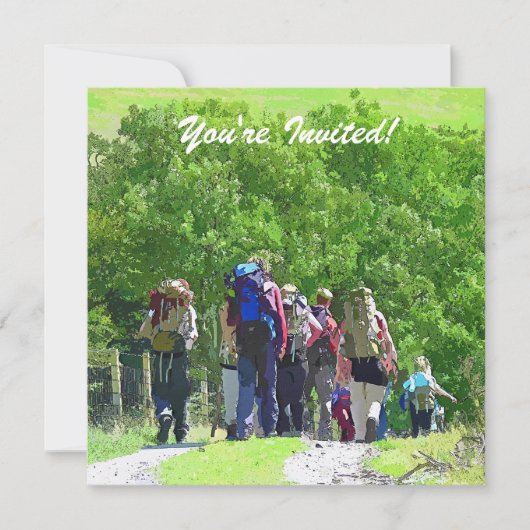 WANDERN EINLADUNG (Vorderseite)