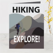 Wandern Entdecken Berge Wandern Karte (Gelbe Blume)