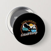Wandern Erinnerungen Cousin Camp Button (Vorne & Hinten)